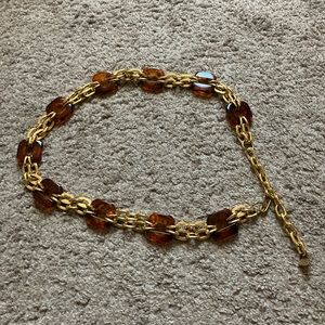 Vintage Faux Tortoise Shell Belt